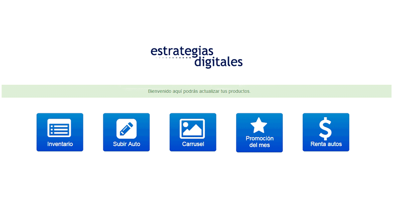 Ejemplo de sistema web para lote virtual desarrollado por EstrategiasDigitales®